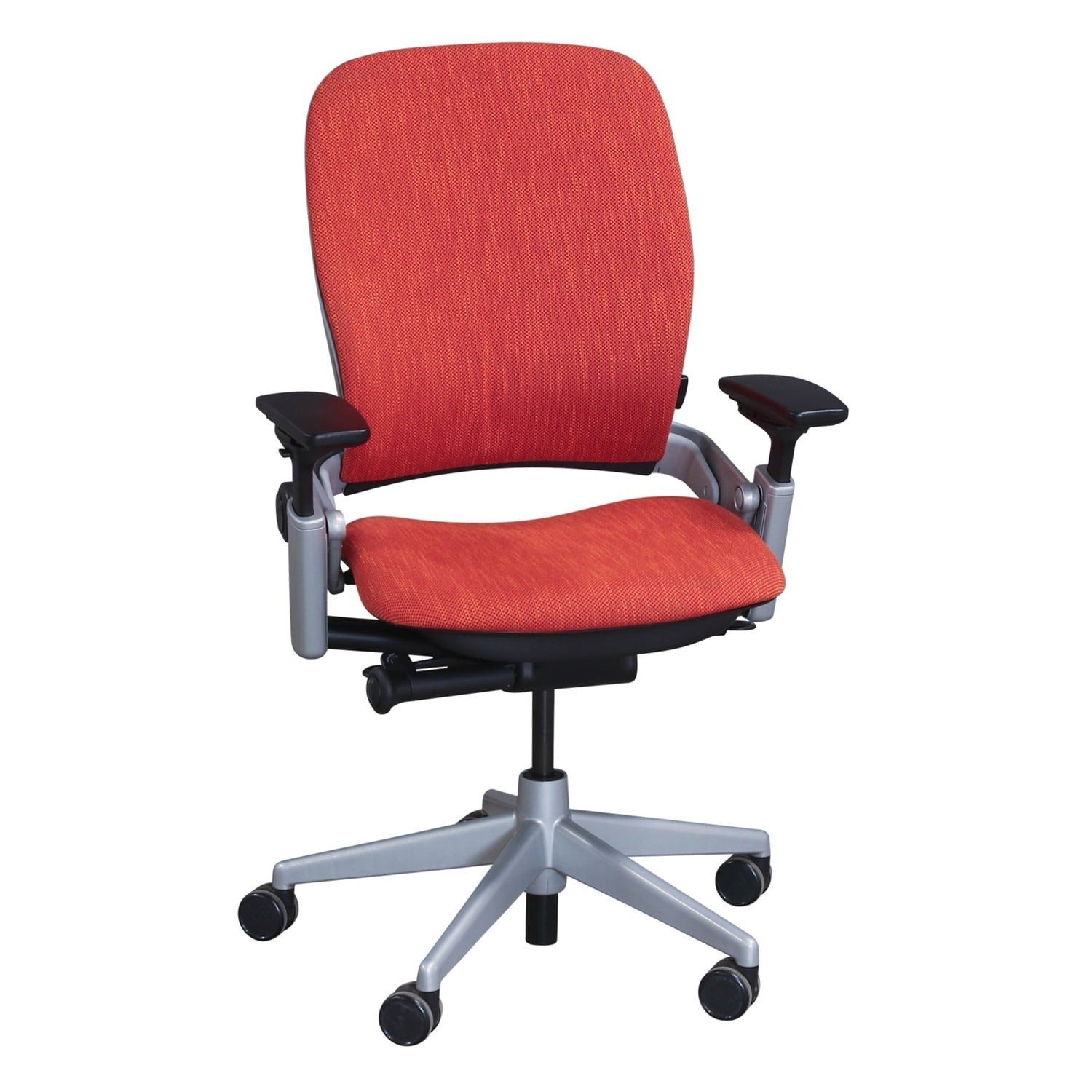 Steelcase Leap V2 Platinum Task Chair w/Lumbar Support, Adjustable Armrests