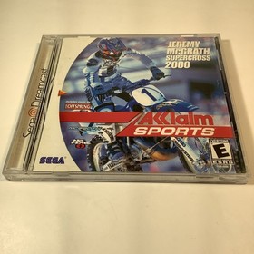 Jeremy McGrath Supercross 2000 (Sega Dreamcast 1999) CIB Compete testato e funzionante