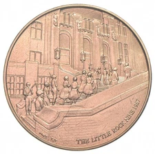 Little Rock Nine Desegregation Commemorative Issue Medal US Mint 38.1mm