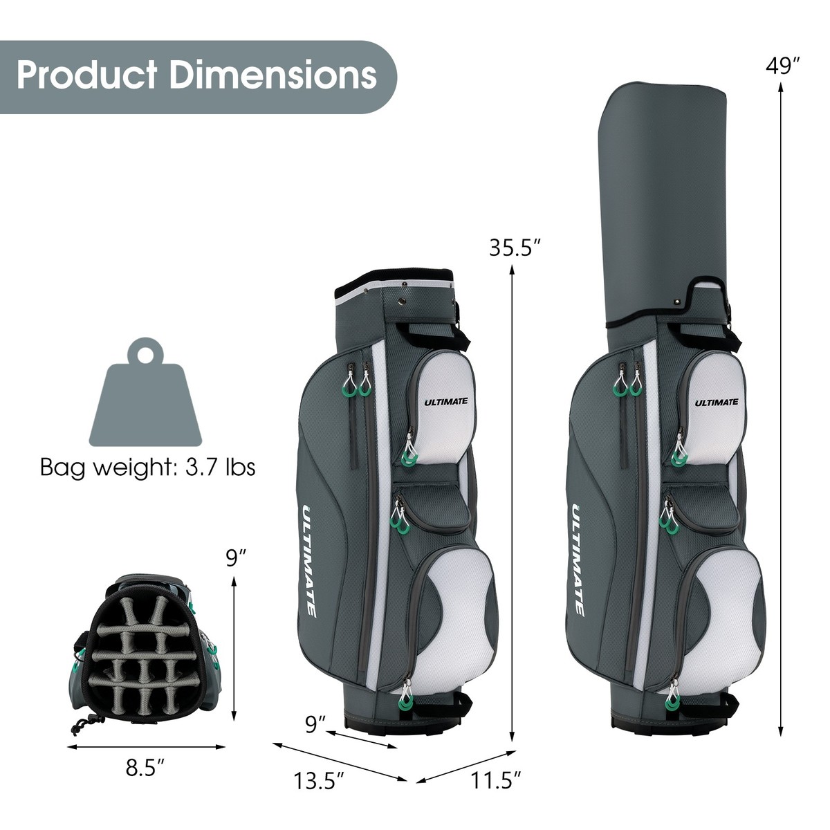 ゴルフバッグ・キャディバッグ Manhattan Portage x Clubhaus Cart Bag 25 Manhattan Portage x Clubhaus Drawstring Bag '25
