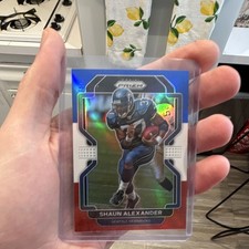 Panini Prizm 2023 Shaun Alexander Red White Blue Prizm #50 Seattle Seahawks