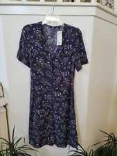 Uniqlo Womens Printed V Neck  Short Sleeve 