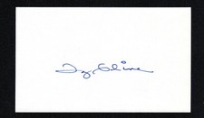 Ty Cline Autographed Signed 3x5 Index Card Indians Reds Braves Giants Baseball