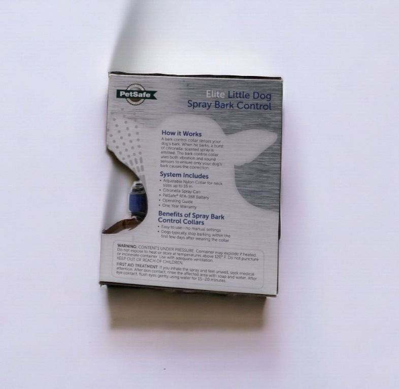 PetSafe Elite Little Dog Spray Bark Control 1 Spray Can & 1 Collar eBay