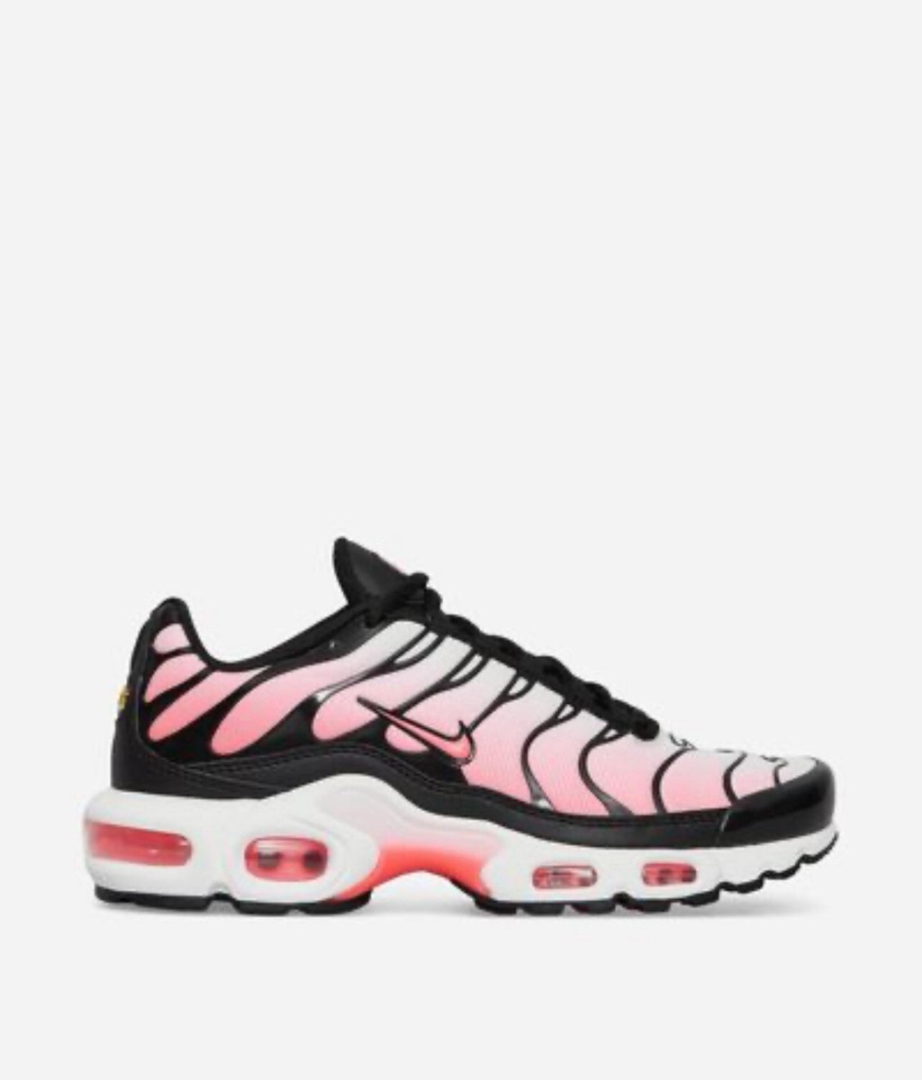 シューズ(女性用) Nike Women's Air Max Plus \"Black Pink\" NEW Nike AIR MAX PLUS Women's Black Pink Casual Shoes Size 7