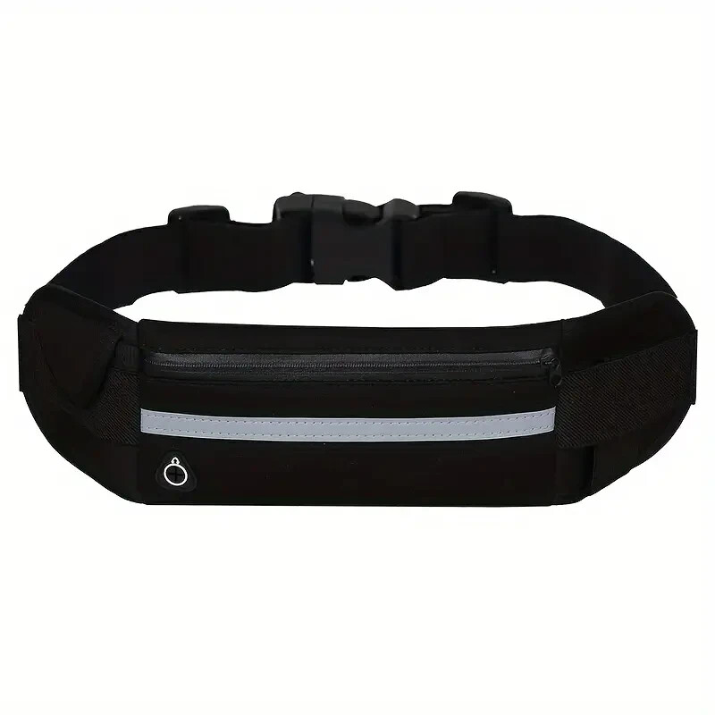 Bolso con cremallera para correr, paquete de almacenamiento informal versátil, bolso deportivo al aire libre