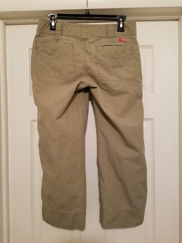 The North Face pantaloni da trekking/capri convertibili da donna, cachi taglia 4 - Foto 2 di 4