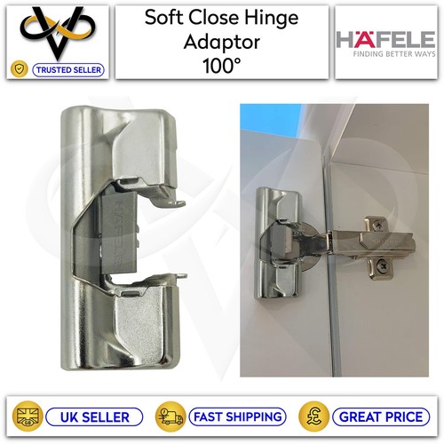 Hafele Soft Close Hinge Adaptor for 100° Hinge Click On High Quality Durable - Picture 1 of 3