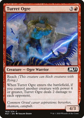 4x Turret Ogre - NM Core Set 2019-2021 SPARROW MAGIC - Picture 1 of 1