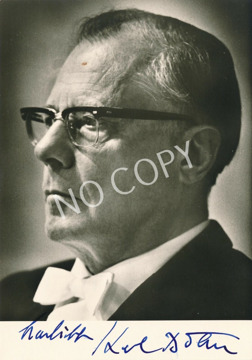 100% Original Autograph Card Signed by Dr. Karl Böhm J1.61 | eBay