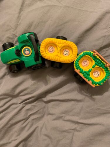 John Deere Animal Sounds Hayride Baby/Toddler Tractor Toy - Picture 1 of 7