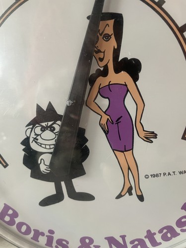 Vintage Outdoor Thermometer Rare Boris & Natasha Rocky Bullwinkle NOS sealed 80s - Picture 5 of 10