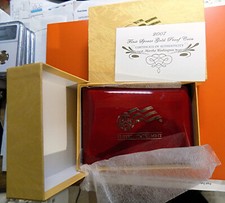 2007 W FIRST SPOUSE MARTH WASHINGTON GOLD PROOF SET BOX, CASE, COA -NO COIN