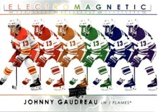 2021-22 Upper Deck Electromagnetic Johnny Gaudreau Calgary Flames #EM-15