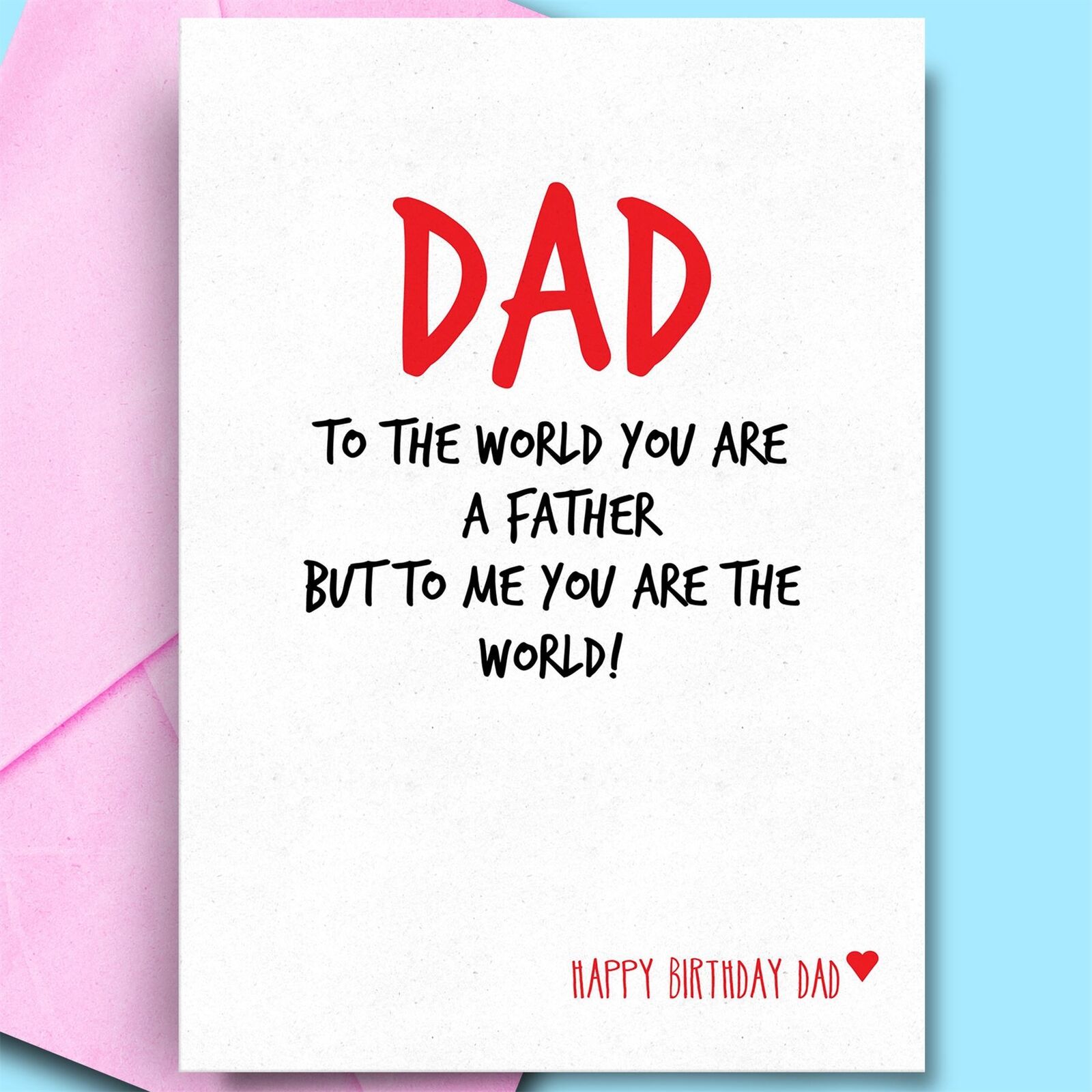 Happy Birthday Dad Cards From Son Daughter Rude Funny Adult Birthday Cards  7437744244217 | eBay