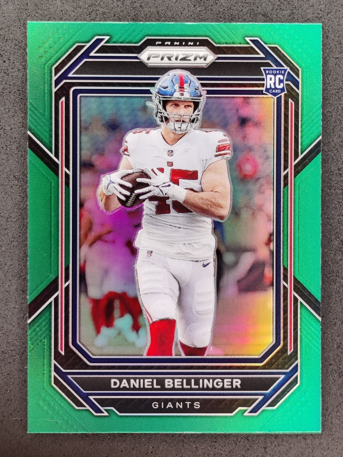2022 Panini Prizm DANIEL BELLINGER Rookie Green Prizm #364 New York Giants RC