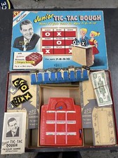 Vintage Junior TIC-TAC-DOUGH First Ed. Game Complete 50’s Jack Barry Made in USA