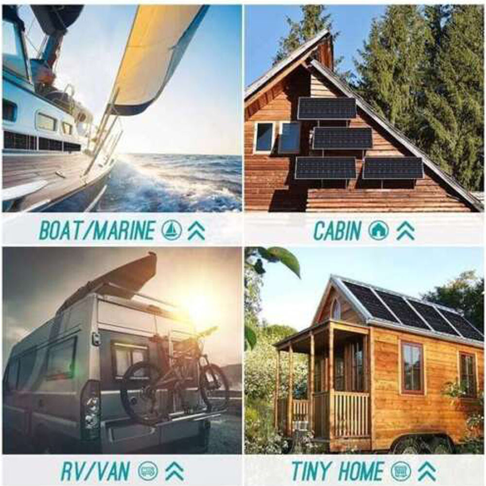 WUZECK 120W 18V Foldable Solar Panel Monocrystalline Module For Boat Caravan RV
