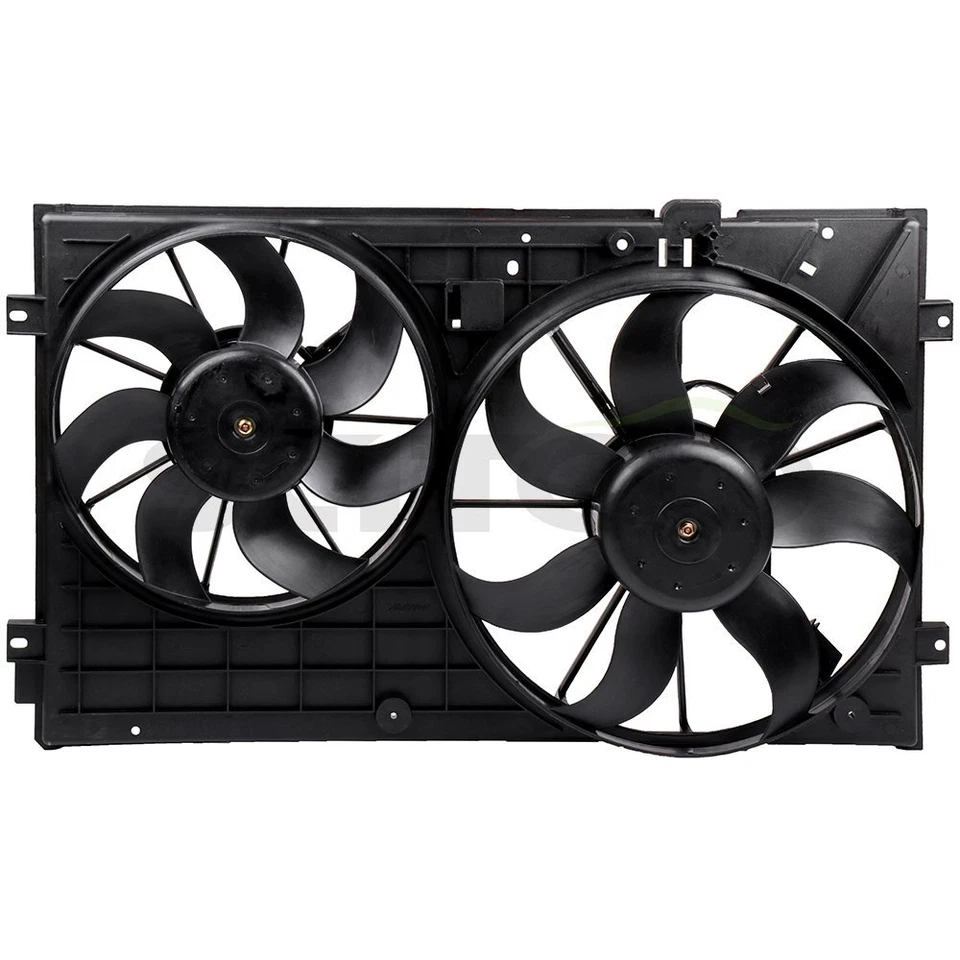 Kit condensador aire acondicionado radiador ventilador refrigeración coche apto para Volkswagen GTI 2008 Foto 2 de 4