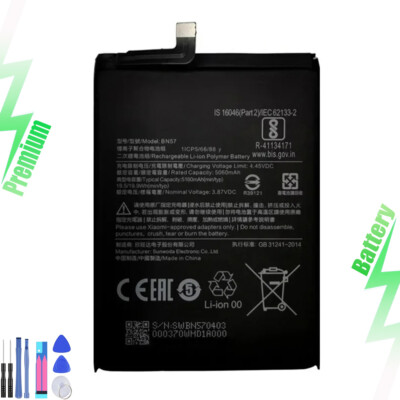For Xiaomi Poco X3 NFC M2007J20CG M2007J20CT Replacement BN57 Battery Tool