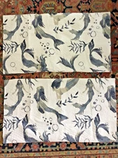 C&F ENTERPRISES ~ Two (2) Reversible King Pillow Shams ~ Sister Sirens Mermaids