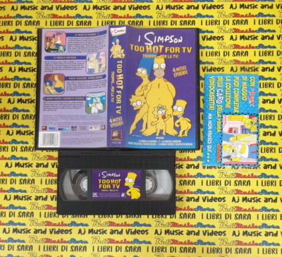 #ad VHS film I SIMPSON TOO HOT FOR TV TROPPO PER LA TV 4 MITICI EPISODI 1999 F85 EUR 6.50