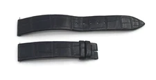 Jaeger LeCoultre Black Leather Strap 15mm