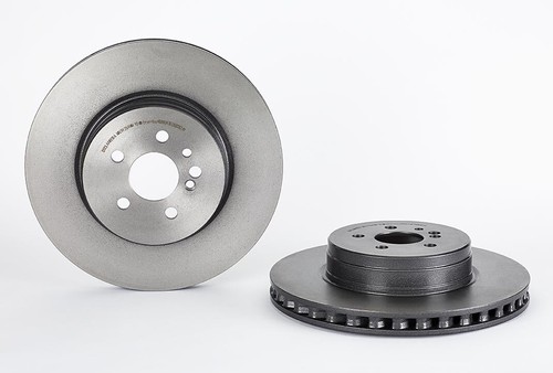Brembo Front Left or Right Brake Disc Rotor Vented 4 Lug For Mini R50 ...