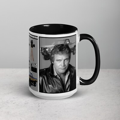 Colt Seavers Lee Majors The Fall Guy TV Show Fan Coffee Cup 15oz Black