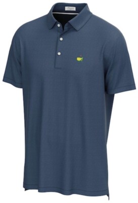 2025 Masters Peter Millar Large L Augusta Navy Blue Men s Golf Polo Shirt    
