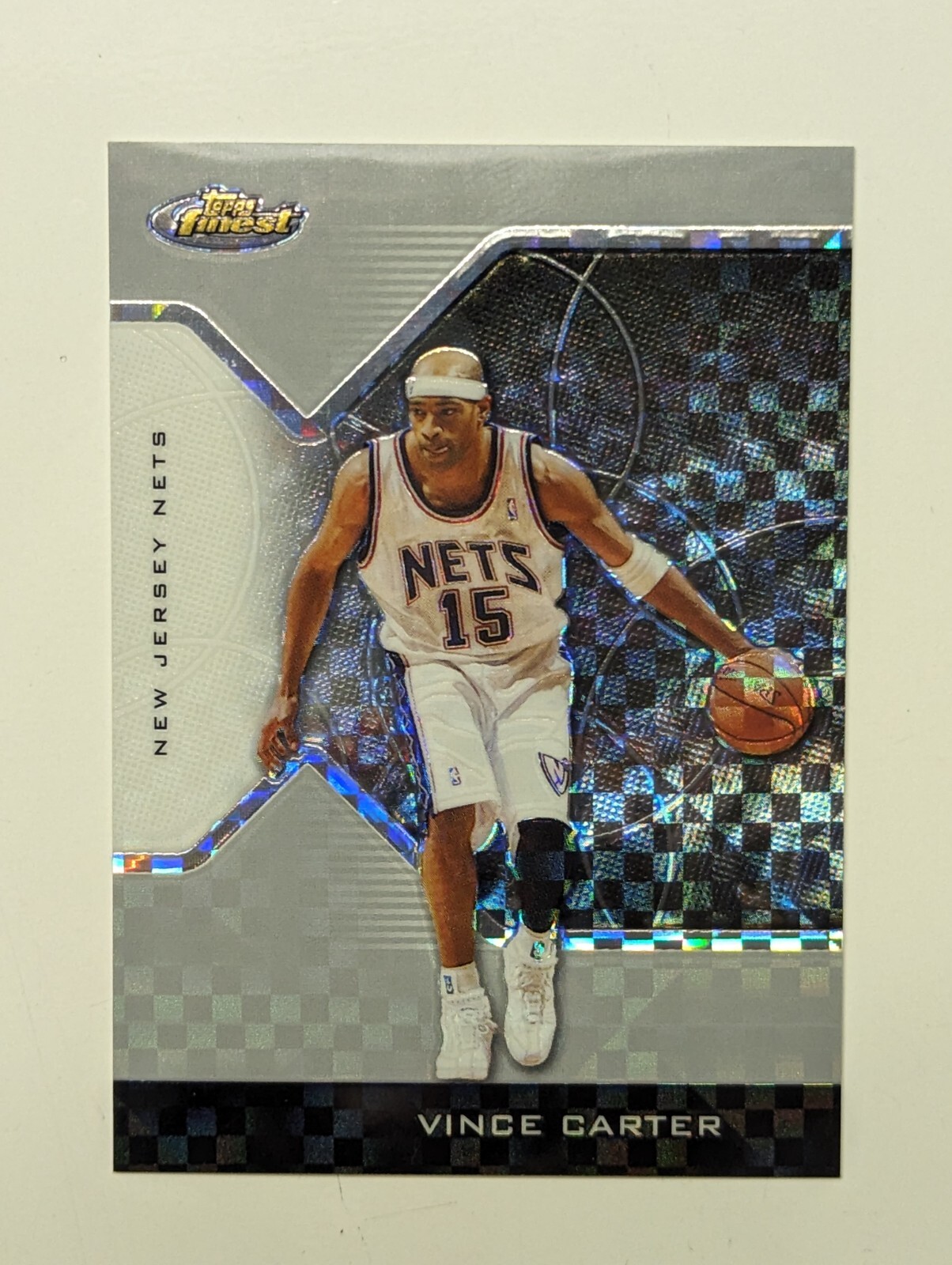 2004-05 Finest X-Fractor #10 Vince Carter 138/199 New Jersey Nets HOF
