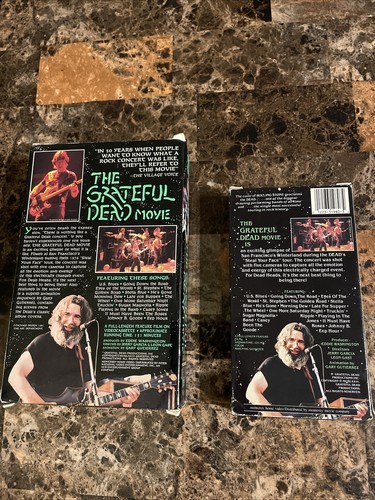 The Grateful Dead Movie VHS BIG BOX + Bonus VHS 1985 (2 Tapes) - Picture 2 of 10