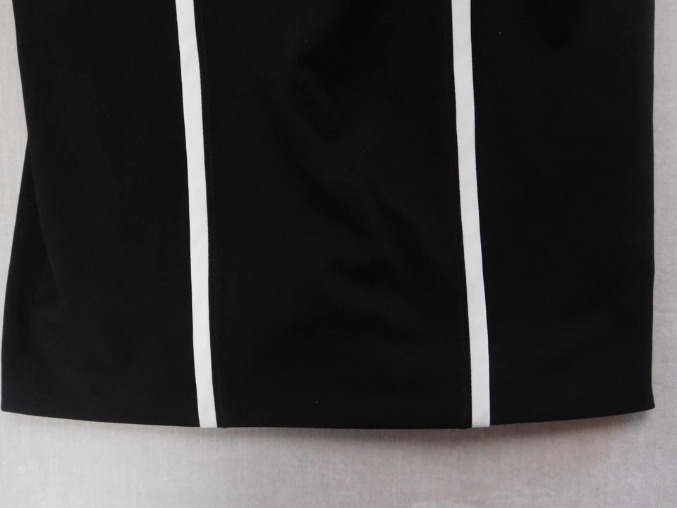 CK Calvin Klein Women Sleeveless Dress Size 6 Black White - Image 4 of 4