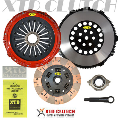 AMC DUAL FRICTION CLUTCH & FLYWHEEL KIT 2001-2007 LANCER EVO EVOLUTION 7 8 9 