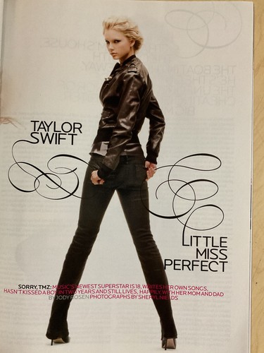 april 2008 Blender a young Taylor Swift on sexy cover Panic at the Disco Nirvana - Picture 4 of 7