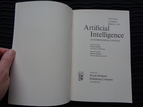 Artificial intelligence 1975 Journal AI Nevins Siklossy Roach Wilks Haralick - 第 3/13 張圖片