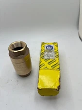 Strataflo No. F300 Check Valve 3/4inches Poppet Brass 400 PSI Lead Free