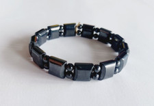 Magnetic Square Circle Beaded Bracelet