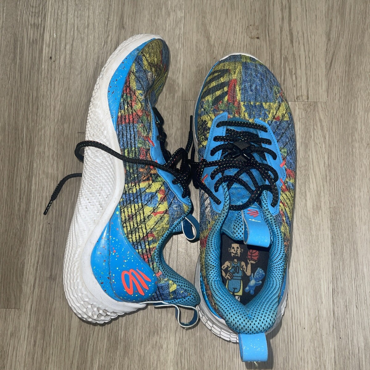 Under Armour Curry Flow 10 Sour Patch Kids Shoes 3025622-300 Mens