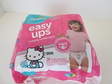 15 COUNT Sanrio HELLO KITTY Pampers Easy Ups Training Underwear Diaper 2T-3T