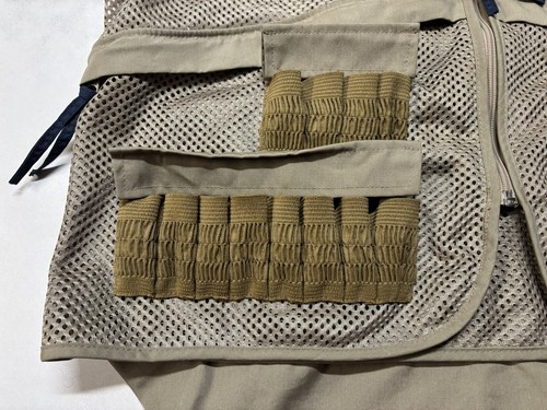Vintage Columbia Sportswear Mesh Upland Game Hunting Vest HM-1150 Tan Size L - Picture 2 of 4