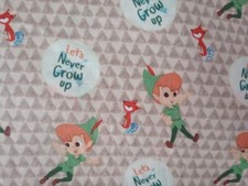 Disney peter pan fox fun fabric 11 by 11 inch