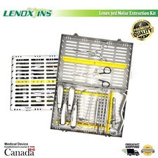 LENOX 3rd molar Extraction Kit , High Dental Instruments, German SS, CE