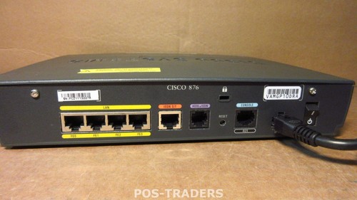 Routeur Cisco 876 CISCO876-K9 ADSL sur RNIS INCLUANT L'ALIMENTATION - Photo 2/2