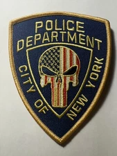 New York City Police “The Punisher” Novelty Patch