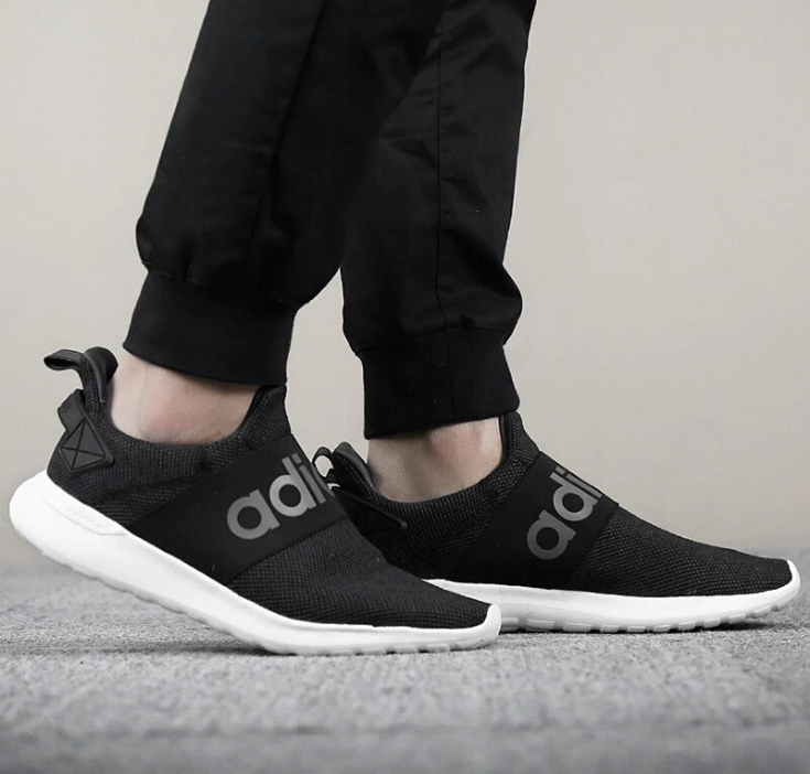 lite racer adapt shoes black