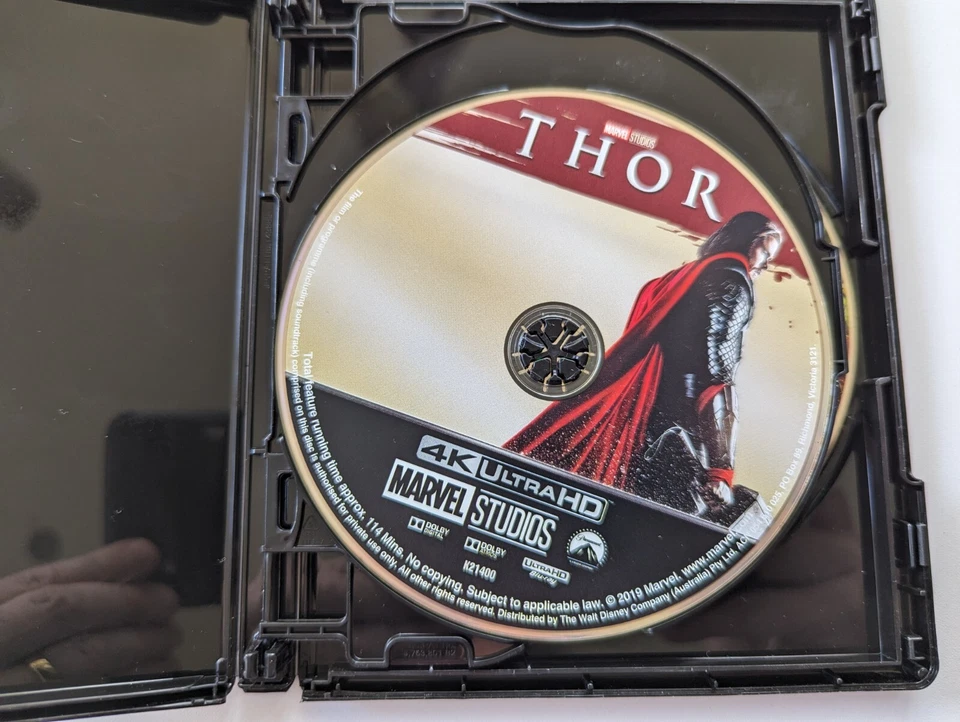 Thor - 3 Movie Collection (4K UHD) (Discs VGC!) - Region Free - Image 4 of 4