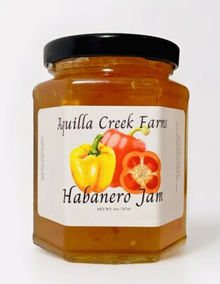 Habanero Jam ~ 9 oz. Size ~ Texas HandMade ~ Aquilla Creek Farms