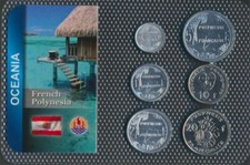 français polynésie neuf unc series de monnaie (10091470