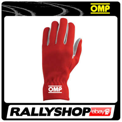 OMP NEW RALLY Karting Glove Gloves Professional Motorsport Red 
